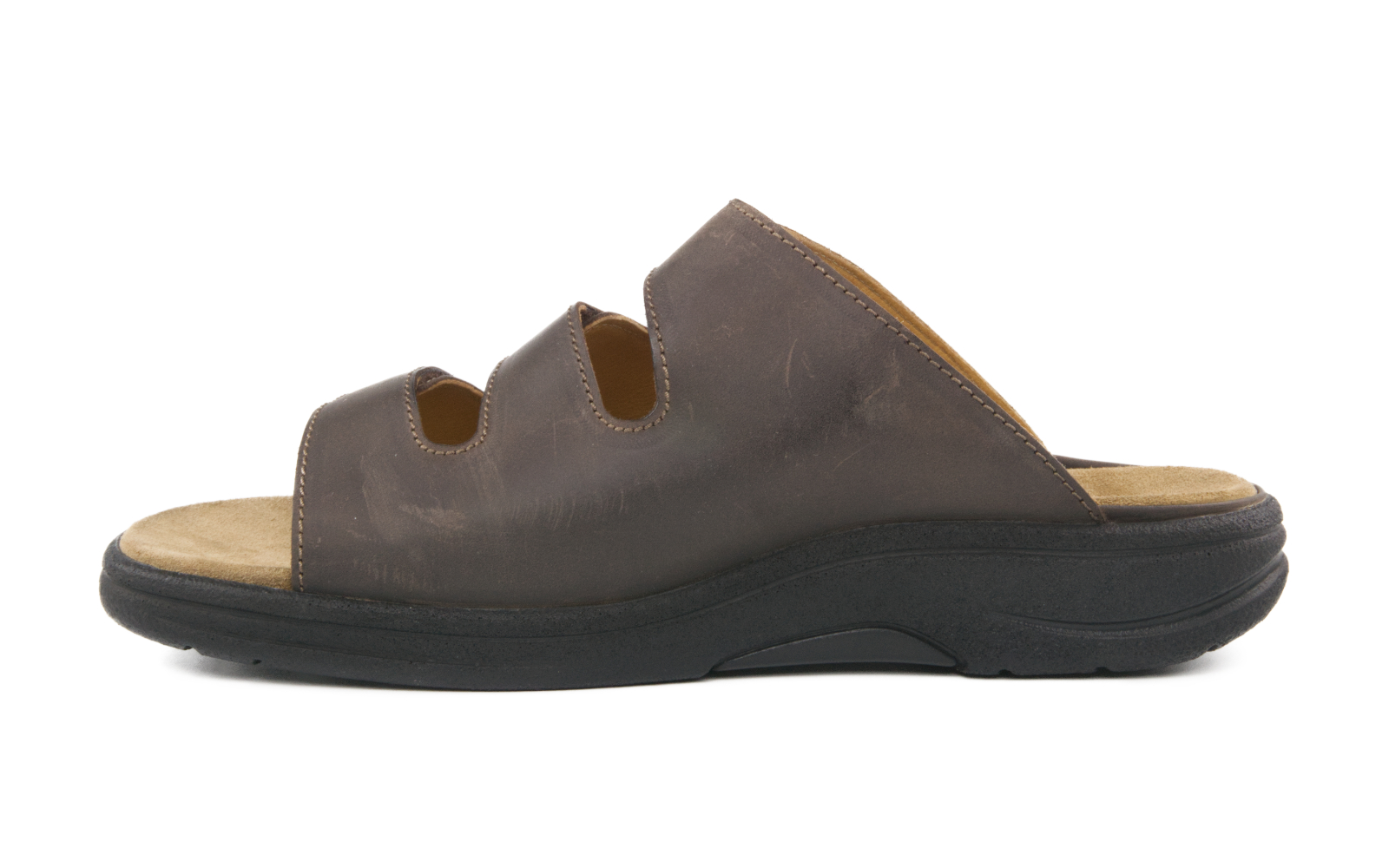 MARTIN FettNubuk in ebony, Bekleidung, Schuhwerk, Sandale, Schuh