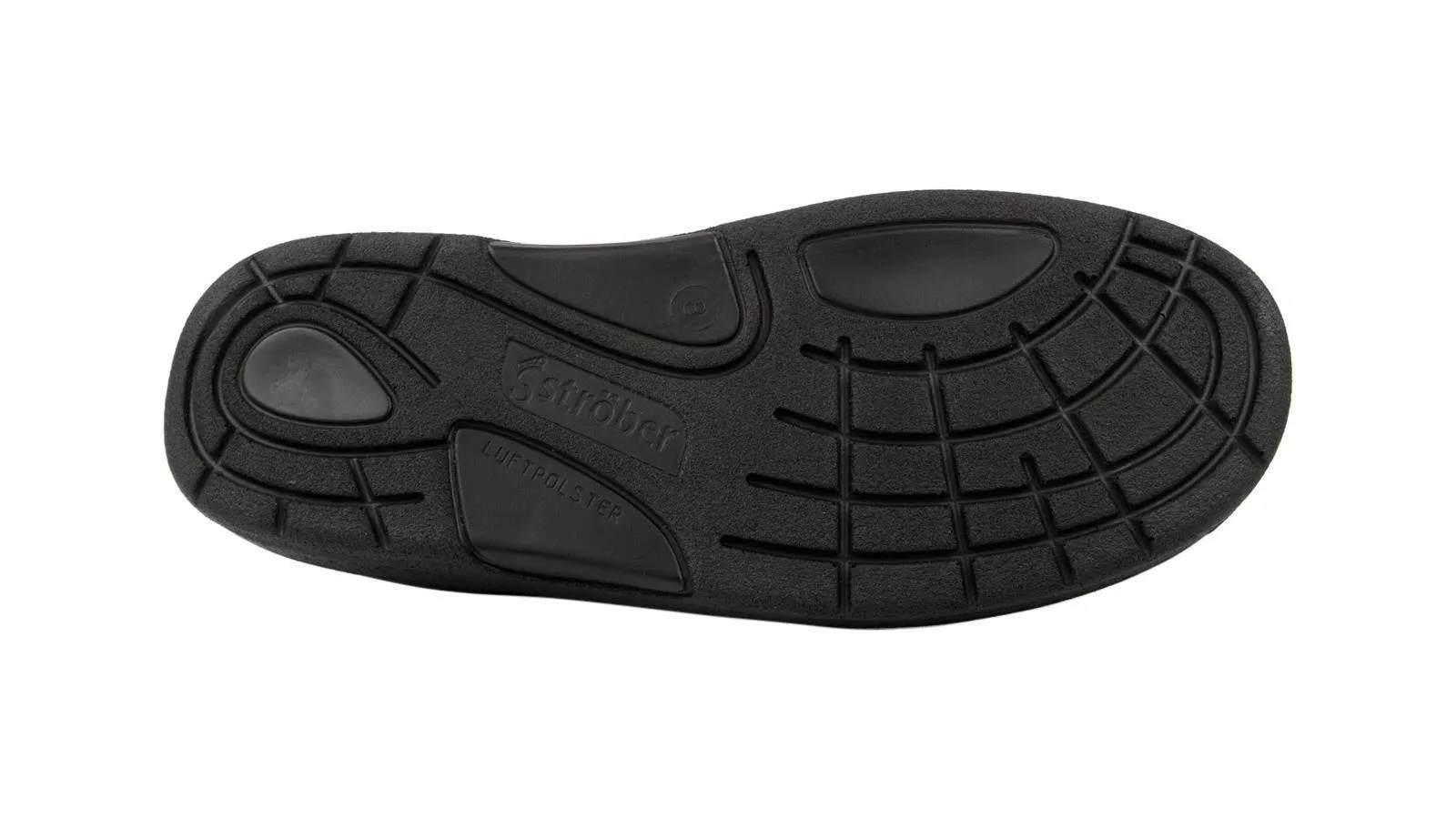 Der Schuh MAX in Hirschleder in Espressofarbe, Weite H/J, elegant auf einem neutralen Hintergrund positioniert, bietet hochwertigen Komfort und Stil.