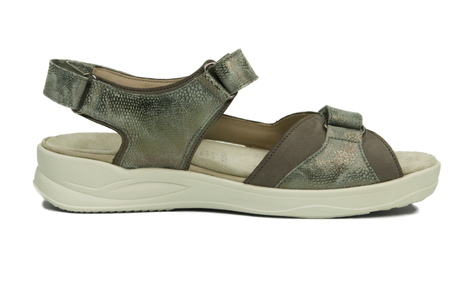 KASSANDRA Velours + Nubuk in grau KASSANDRA Velours + Nubuk in grau, Bekleidung, Schuhwerk, Sandale, Schuh