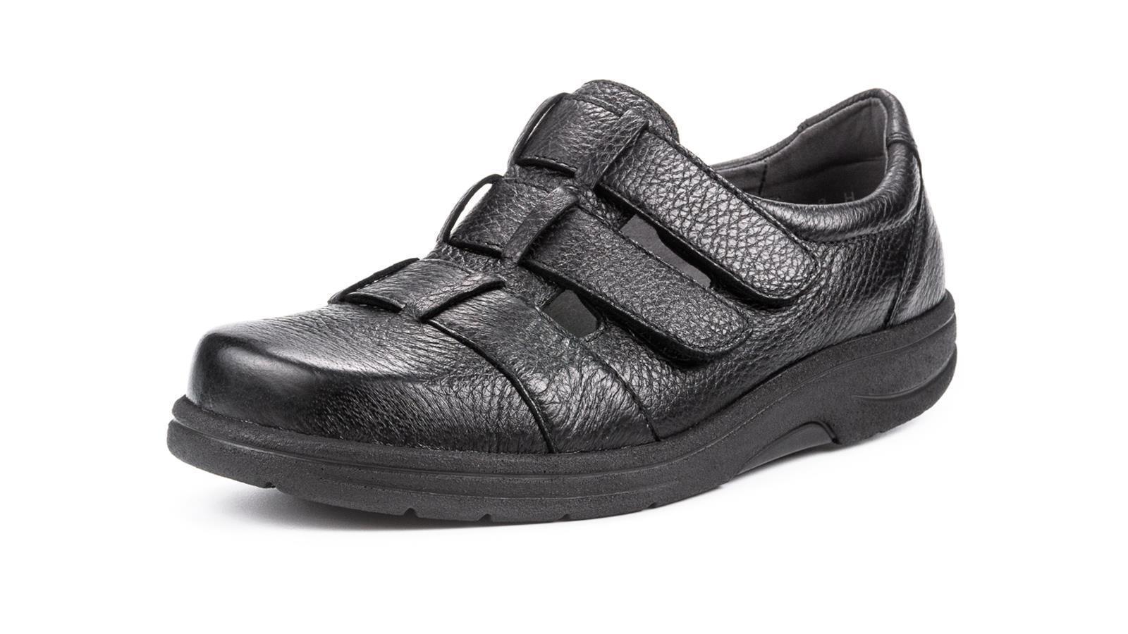MATT Hirsch in schwarz in K Weite, Bekleidung, Schuhwerk, Schuh, Sneaker, Sandale