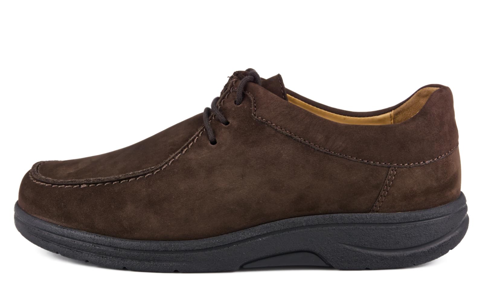 MELVIN Nubuk in espresso, Wildleder, Kleidung, Schuhwerk, Schuh